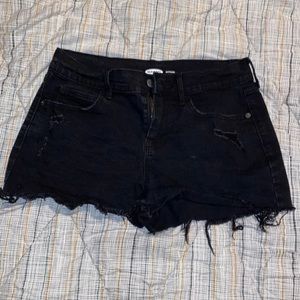 Old Navy Black Jean Shorts